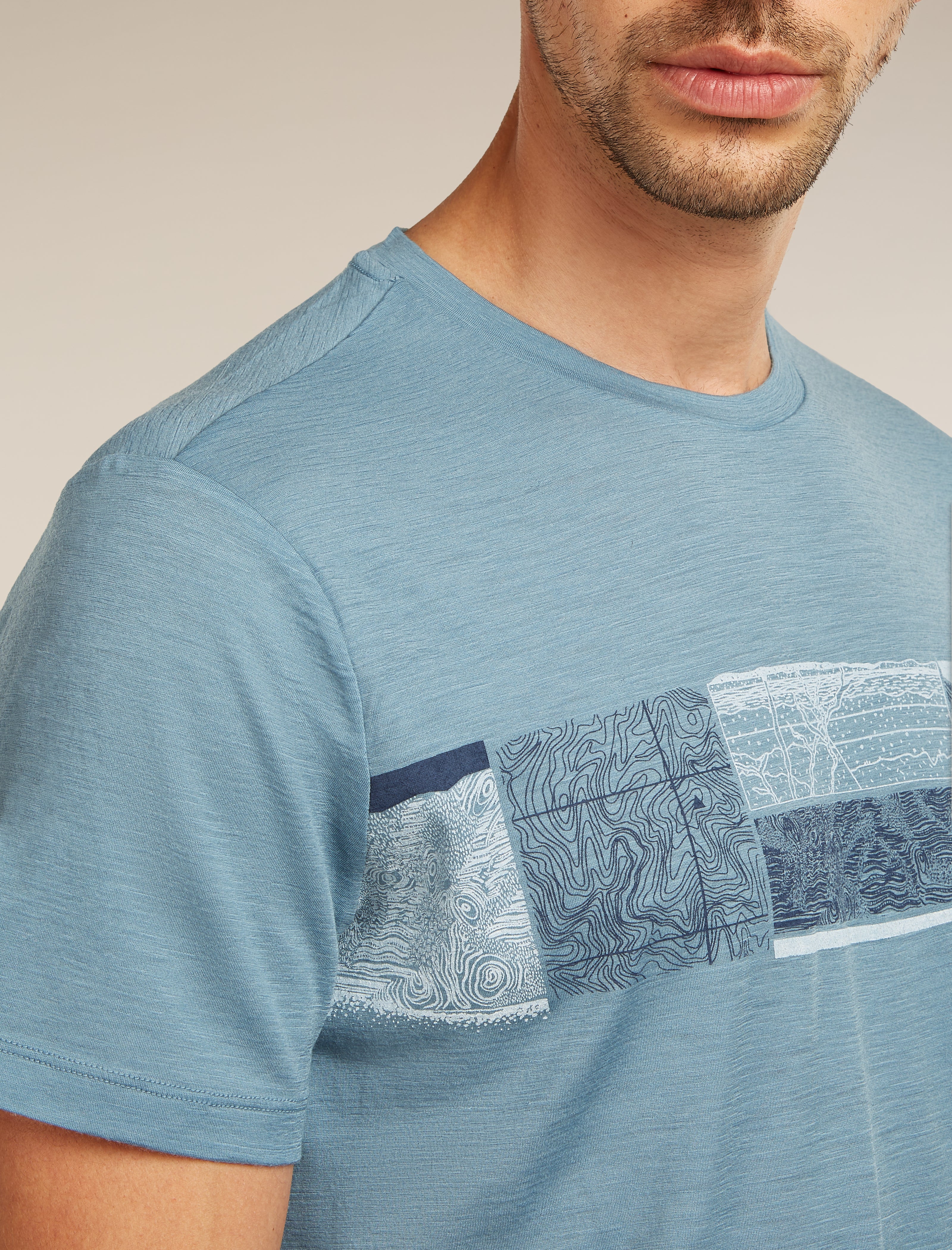 Men’s Merino 150 Tech Lite Short Sleeve T-Shirt Elevation Line - Image 6