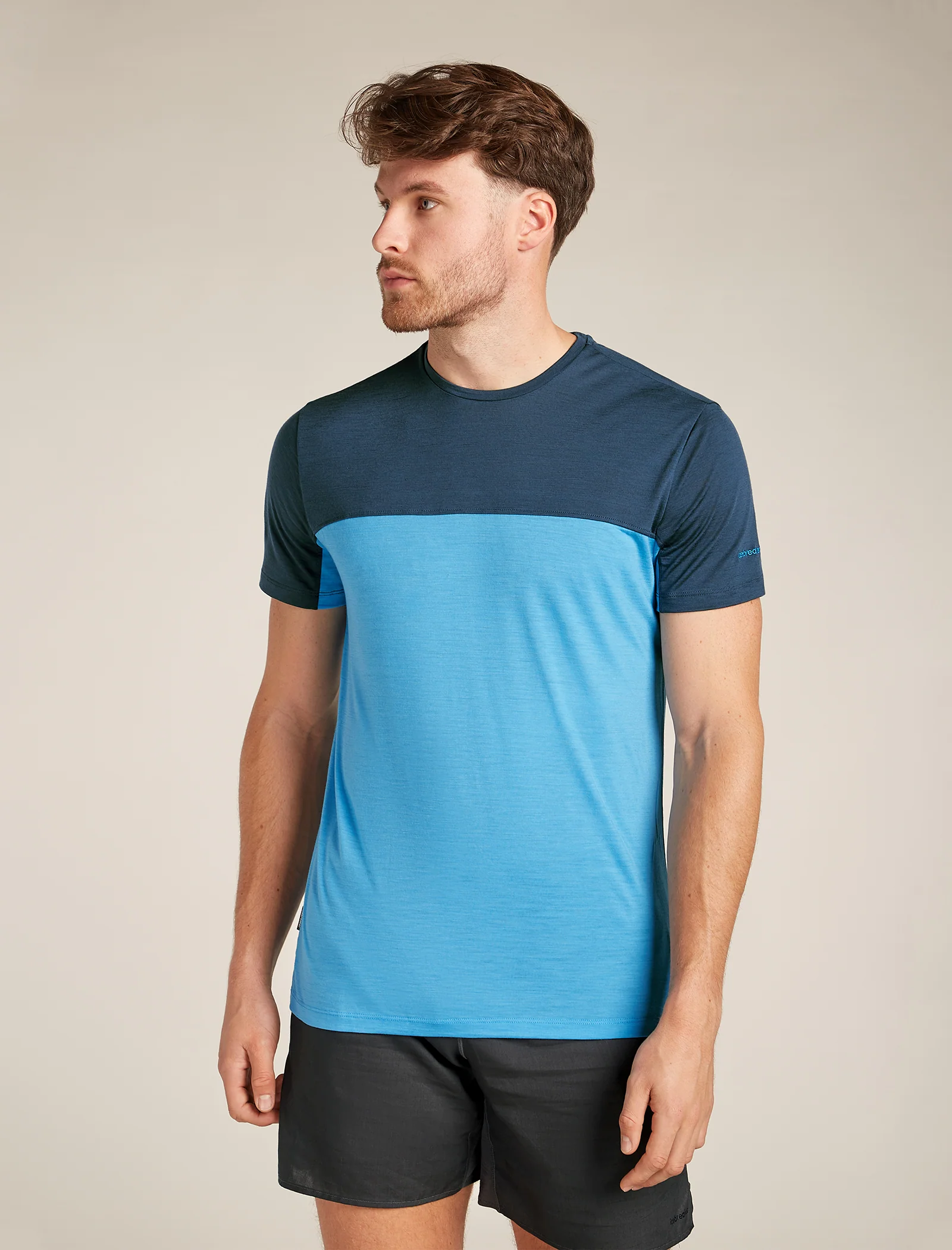 Men’s Merino Blend 125 Cool-Lite™ Sphere Short Sleeve T-Shirt Colour Block
