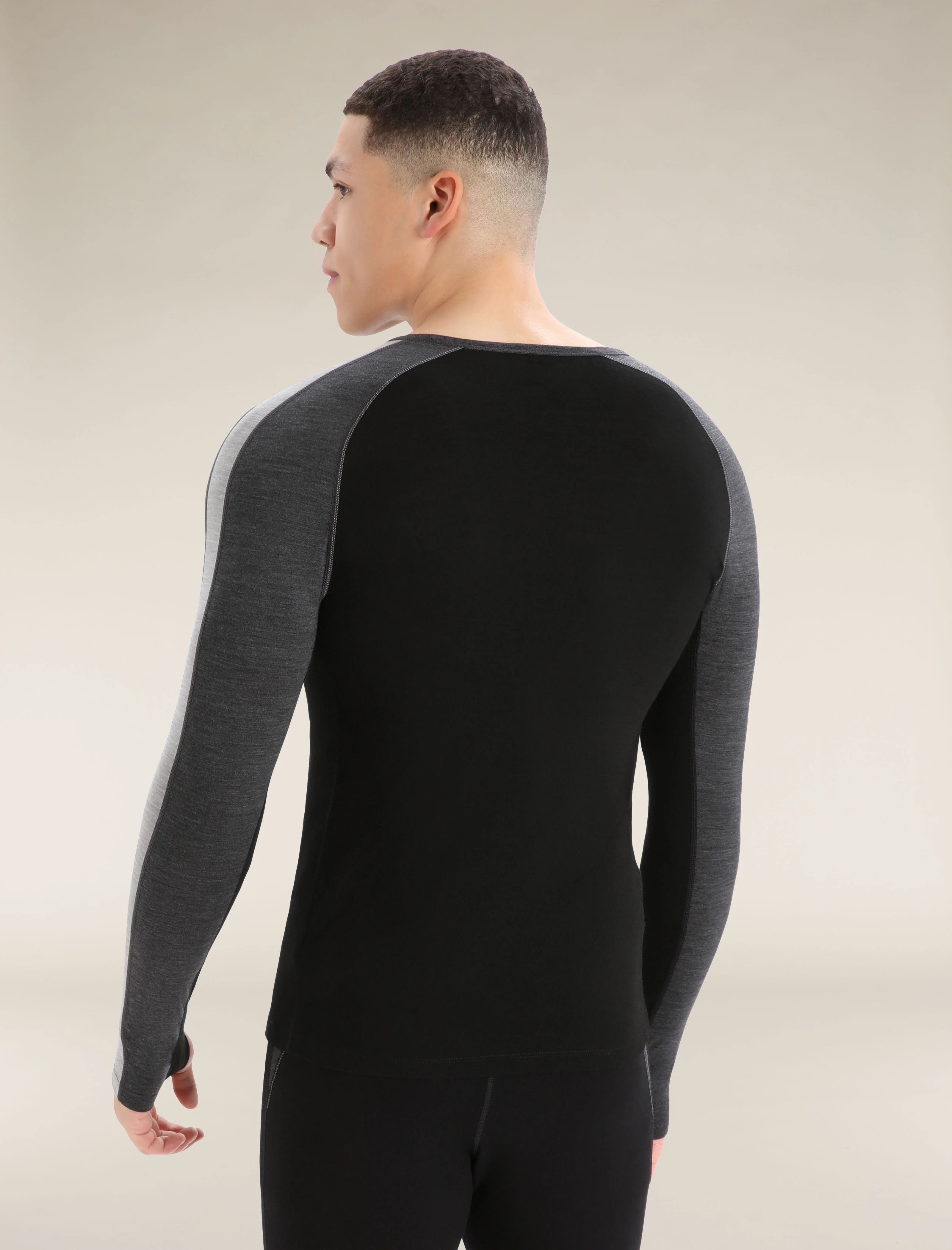 Men's 200 ZoneKnit™ Long Sleeve Crewe Thermal Top - Image 2