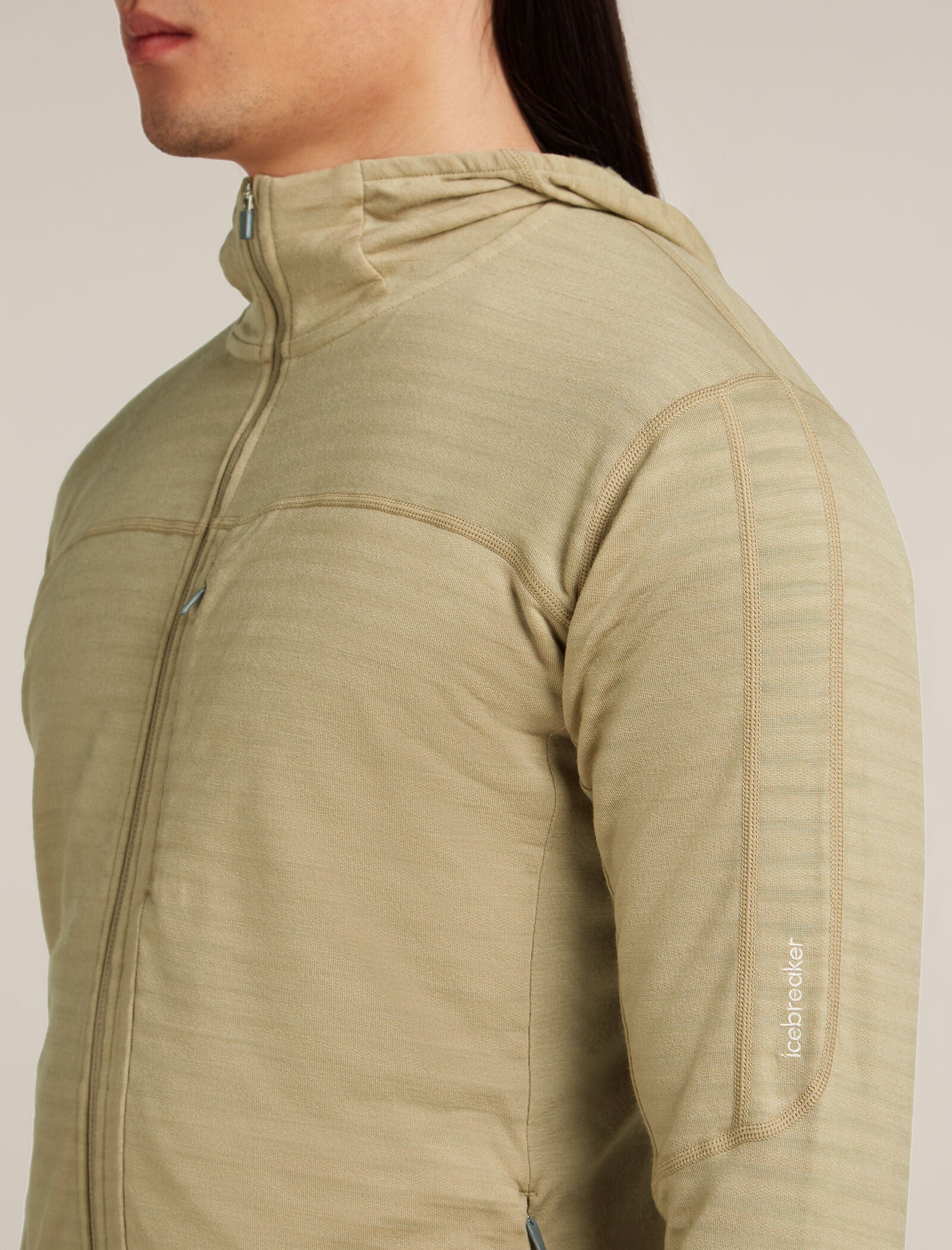 Men's Merino Blend 300 RealFleece™ Descender Long Sleeve Zip Hoodie - Image 5