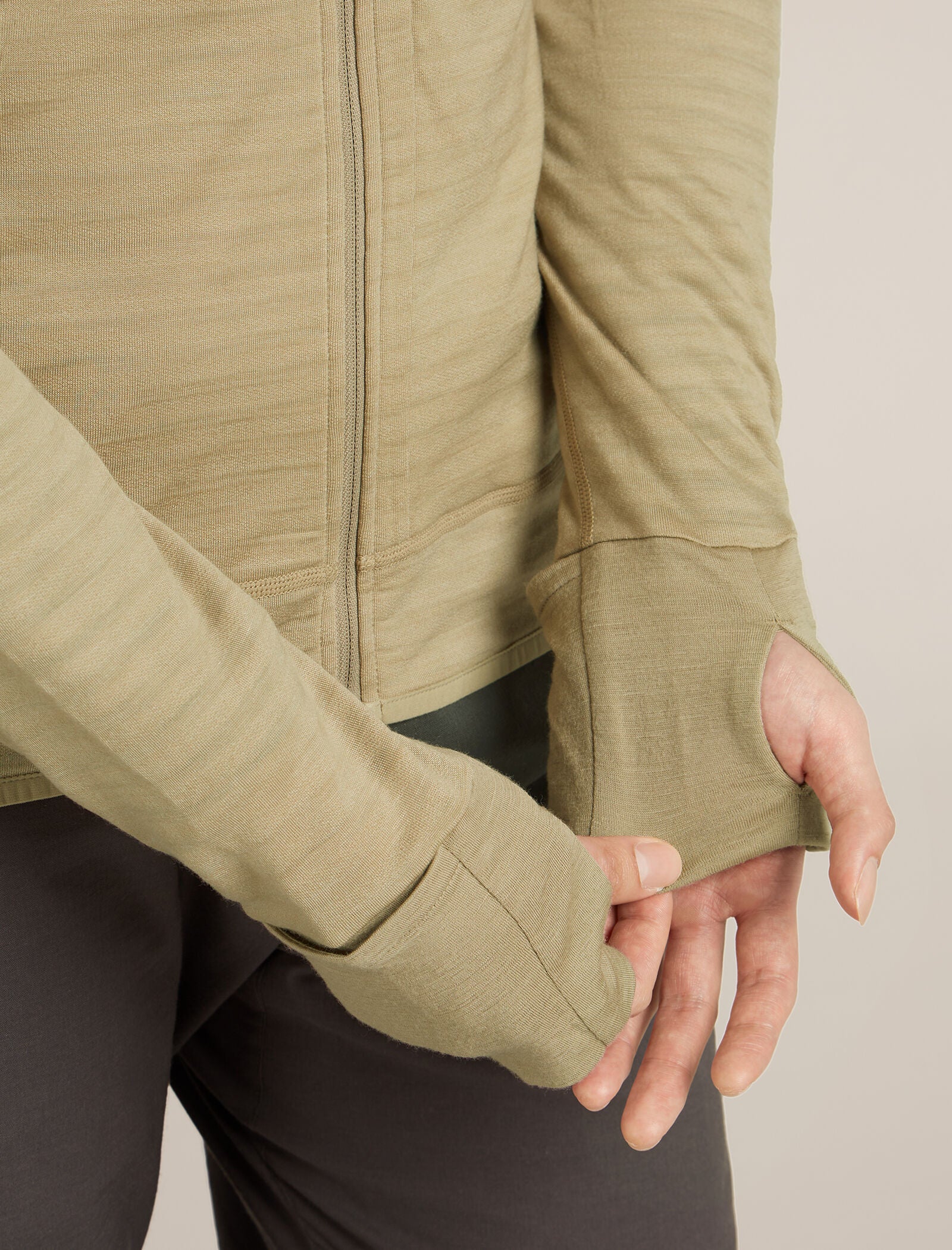 Men's Merino Blend 300 RealFleece™ Descender Long Sleeve Zip Hoodie - Image 9