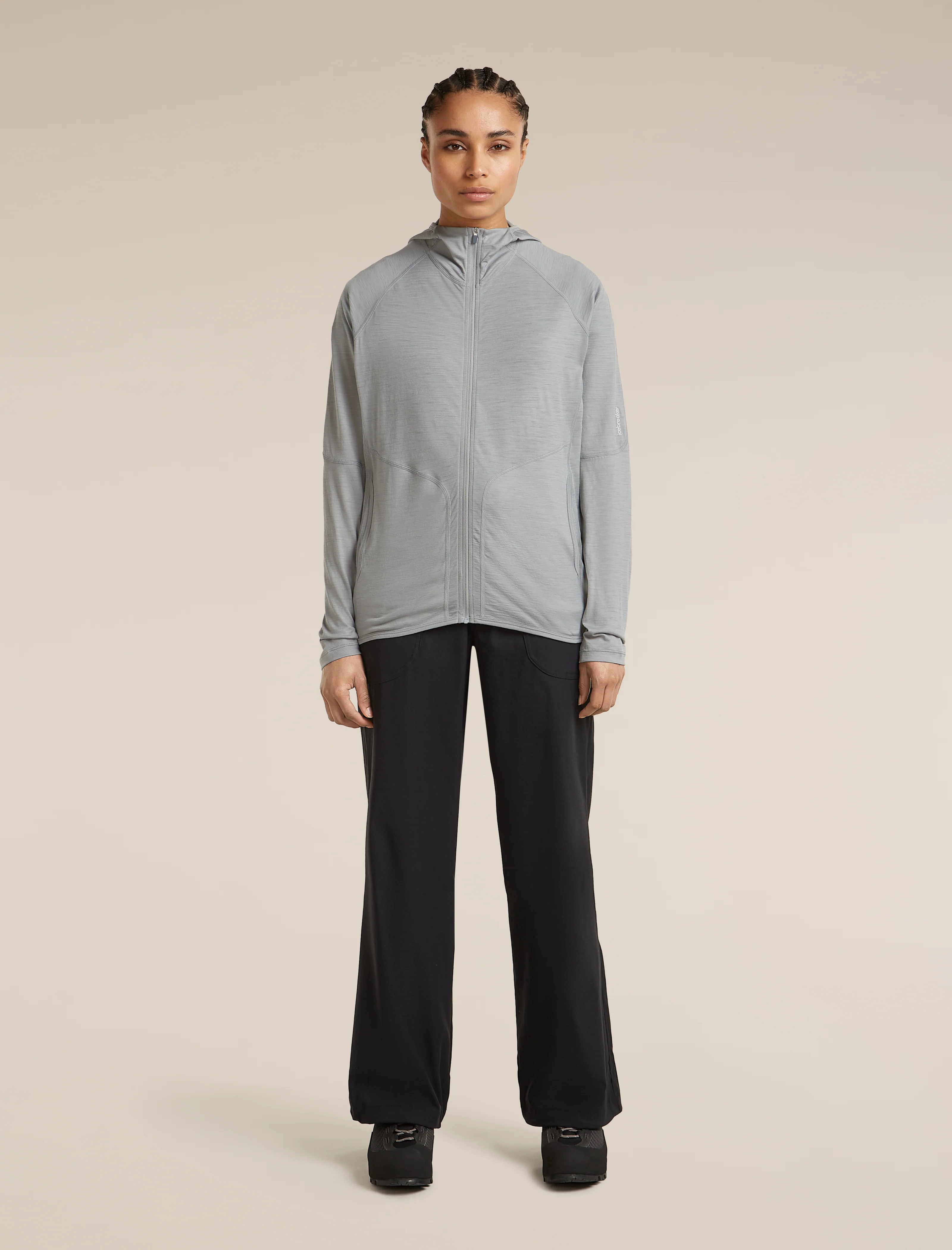Women’s 150 MerinoFine™ Ace Long Sleeve Zip Hoodie - Image 3