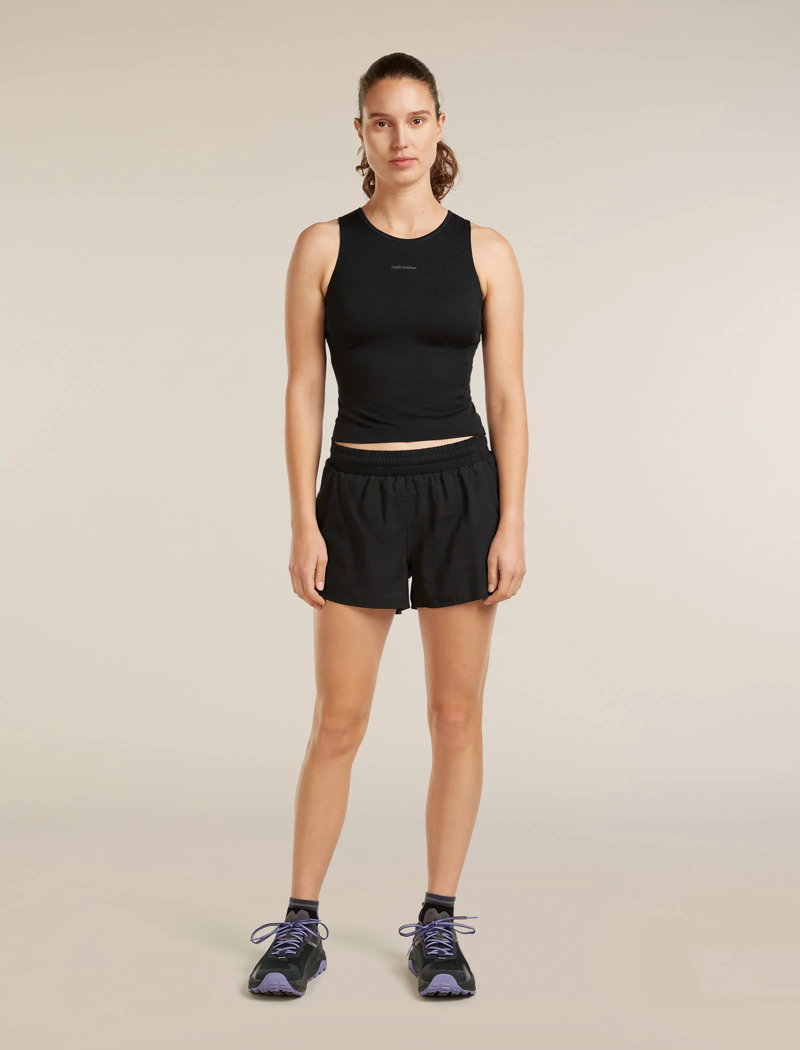 Women’s Merino 150 Active Cropped Bra-Tank - Image 2